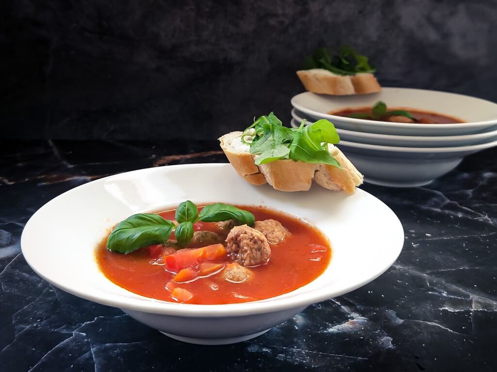 Tomatensoep met Brood